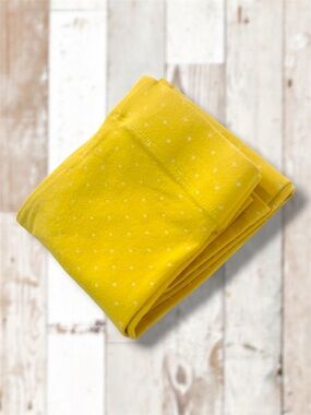 Mini Boden Girls Bright Yellow Polka Dot Leggings • Size 5–6 (116 cm)